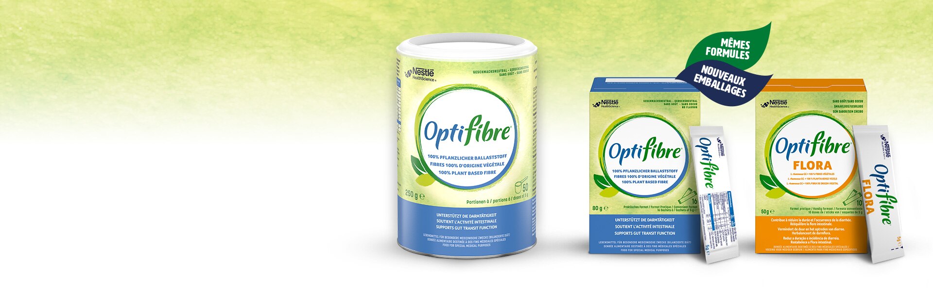 Optifibre Suisse: soutient l'activité intestinale, naturel, efficace